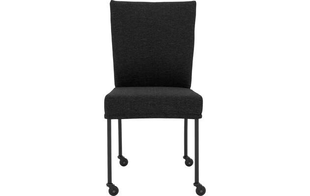 Goossens eetkamerstoel funk grijs stof - 8227269-03