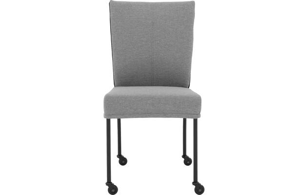 Goossens eetkamerstoel funk grijs stof - 8227270-03