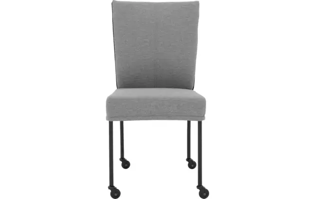 Goossens eetkamerstoel funk grijs stof - 8227270-03