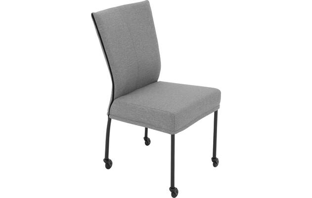 Goossens eetkamerstoel funk grijs stof - 8227270-04