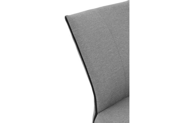 Goossens eetkamerstoel funk grijs stof - 8227270-06