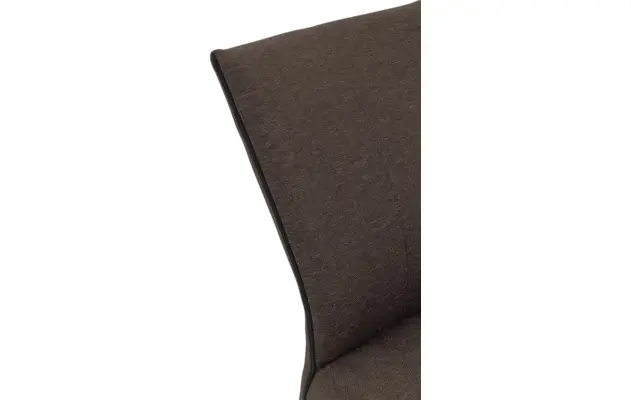 Goossens eetkamerstoel funk bruin stof - 8227272-06