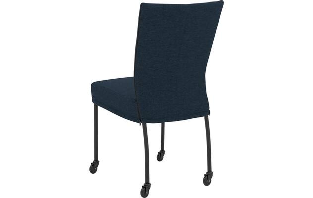 Goossens eetkamerstoel funk blauw stof - 8227273-02