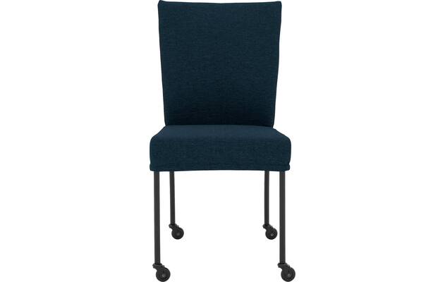 Goossens eetkamerstoel funk blauw stof - 8227273-03