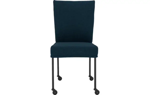 Goossens eetkamerstoel funk blauw stof - 8227273-03