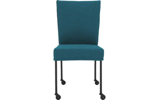 Goossens eetkamerstoel funk blauw stof - 8227274-03