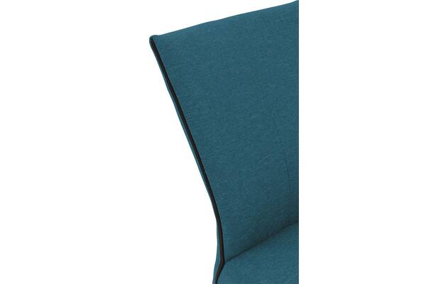 Goossens eetkamerstoel funk blauw stof - 8227274-06