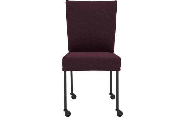 Goossens eetkamerstoel funk roze stof - 8227275-03