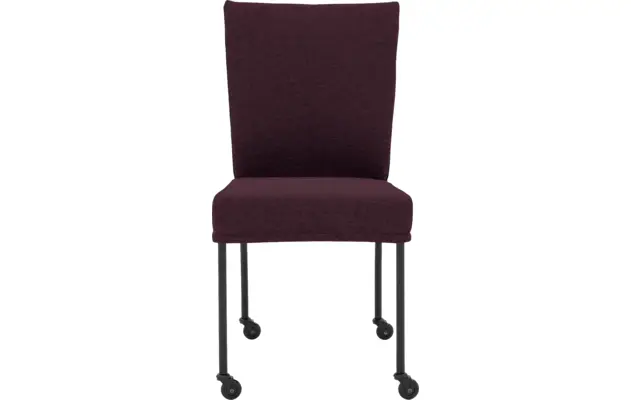 Goossens eetkamerstoel funk roze stof - 8227275-03