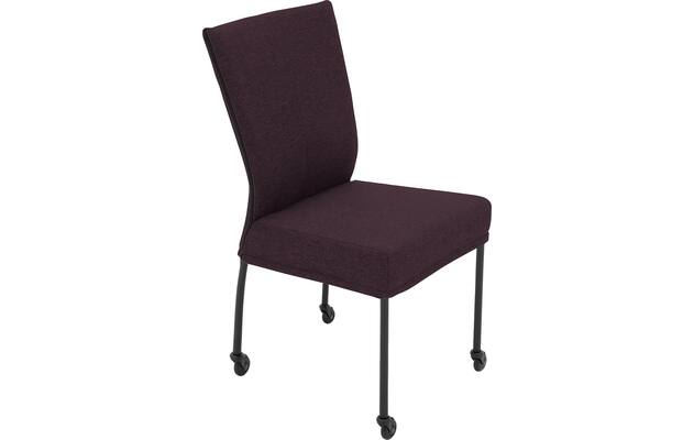 Goossens eetkamerstoel funk roze stof - 8227275-04