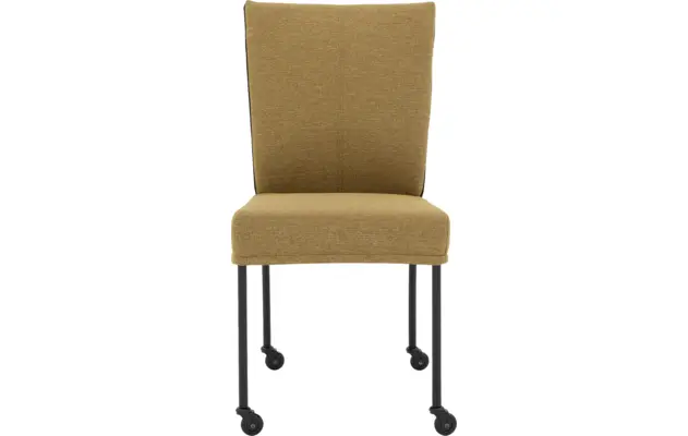 Goossens eetkamerstoel funk groen stof - 8227276-01