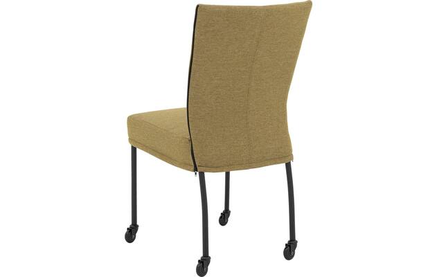 Goossens eetkamerstoel funk groen stof - 8227276-03
