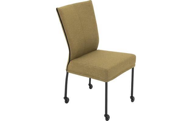Goossens eetkamerstoel funk groen stof - 8227276-04