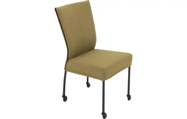 Goossens eetkamerstoel funk groen stof - 8227276-04