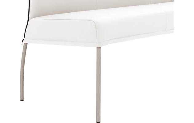 Goossens eetkamerbank funk wit leer - 8227354-05