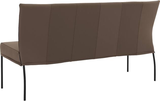 Goossens eetkamerbank funk bruin leer - 8227374-02