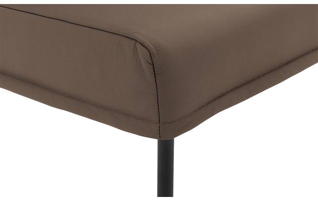 Goossens eetkamerbank funk bruin leer - 8227374-06