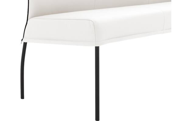 Goossens eetkamerbank funk wit leer - 8227375-05