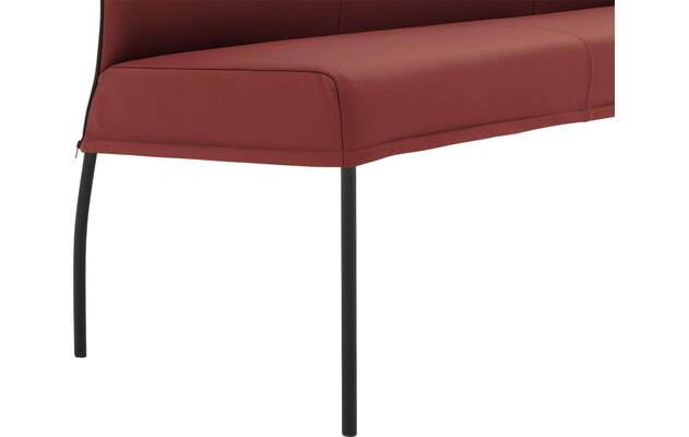 Goossens eetkamerbank funk rood leer - 8227457-05