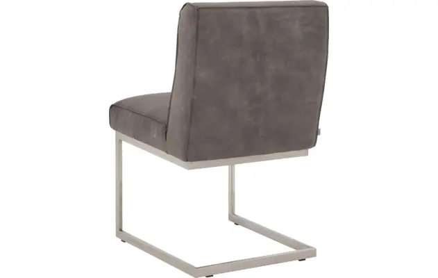 Goossens excellent eetkamerstoel tom grijs leer - 8227604-02