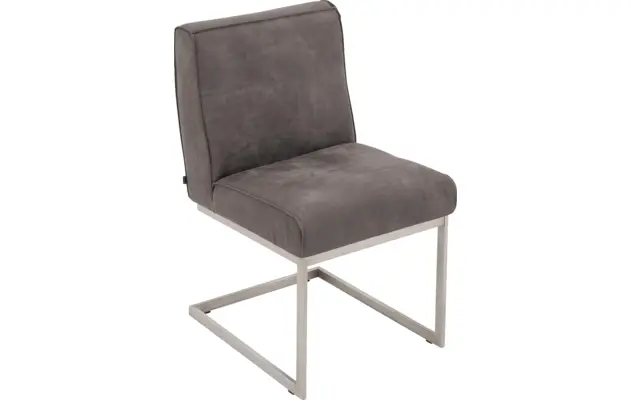Goossens excellent eetkamerstoel tom grijs leer - 8227604-04