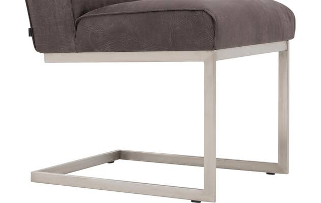 Goossens excellent eetkamerstoel tom bruin leer - 8227608-05