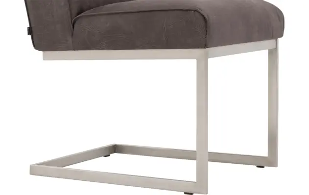Goossens excellent eetkamerstoel tom bruin leer - 8227608-05