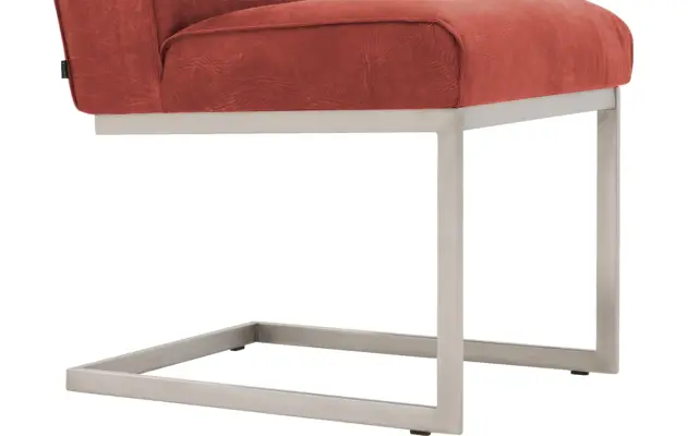 Goossens excellent eetkamerstoel tom rood leer - 8227609-05
