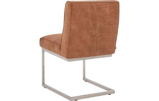 Goossens excellent eetkamerstoel tom bruin leer - 8227611-02
