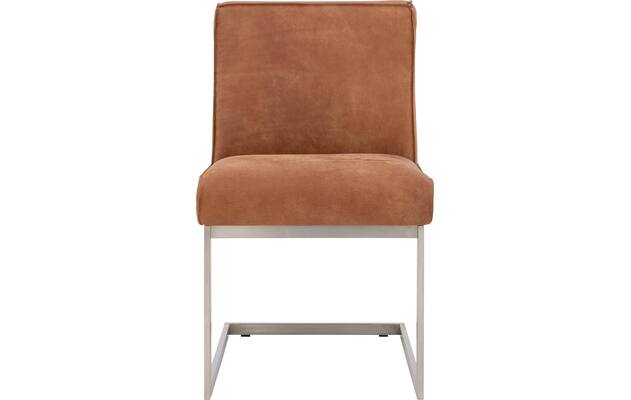 Goossens excellent eetkamerstoel tom bruin leer - 8227611-03