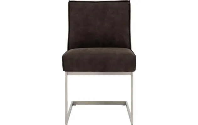 Goossens excellent eetkamerstoel tom bruin micro leer - 8227614-03