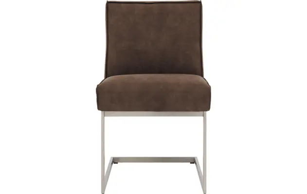 Goossens excellent eetkamerstoel tom bruin micro leer - 8227615-03