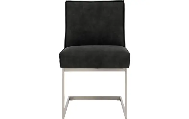 Goossens excellent eetkamerstoel tom grijs micro leer - 8227618-03
