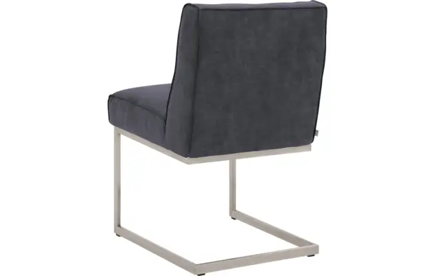 Goossens excellent eetkamerstoel tom blauw micro leer - 8227619-02