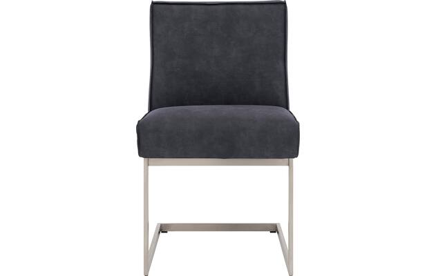 Goossens excellent eetkamerstoel tom blauw micro leer - 8227619-03