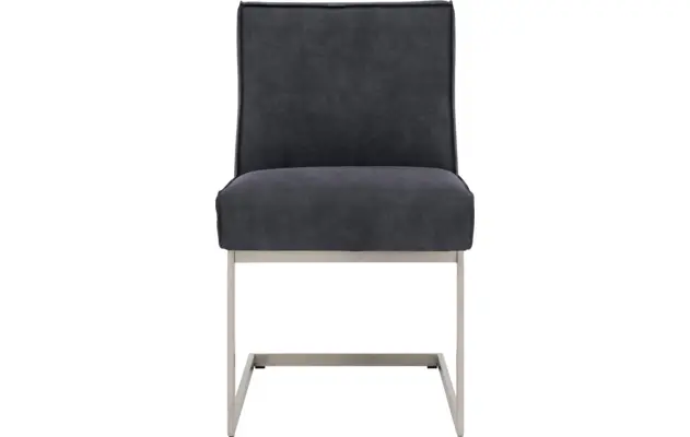 Goossens excellent eetkamerstoel tom blauw micro leer - 8227619-03
