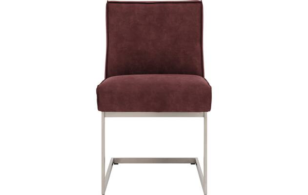 Goossens excellent eetkamerstoel tom rood micro leer - 8227620-03