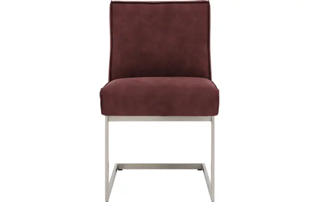 Goossens excellent eetkamerstoel tom rood micro leer - 8227620-03