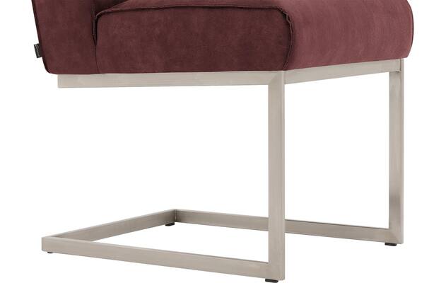 Goossens excellent eetkamerstoel tom rood micro leer - 8227620-04