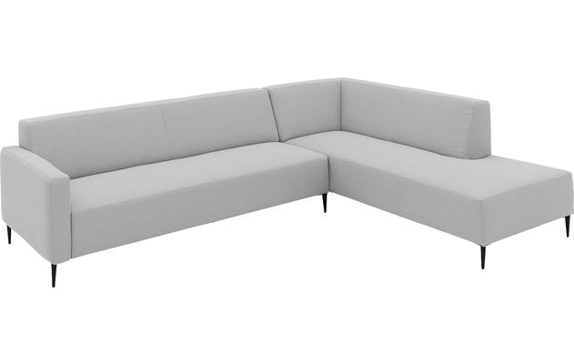 Goossens hoekbank key west grijs stof - 8227625-03-gespiegeld