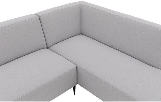 Goossens hoekbank key west grijs stof - 8227625-04-gespiegeld