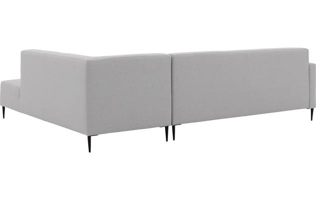 Goossens hoekbank key west grijs stof - 8227625-05-gespiegeld