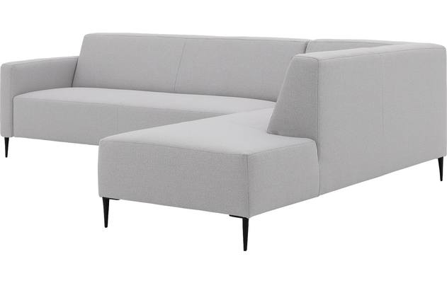 Goossens hoekbank key west grijs stof - 8227625-06-gespiegeld