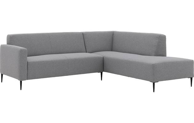 Goossens hoekbank key west grijs stof - 8227626-02-gespiegeld