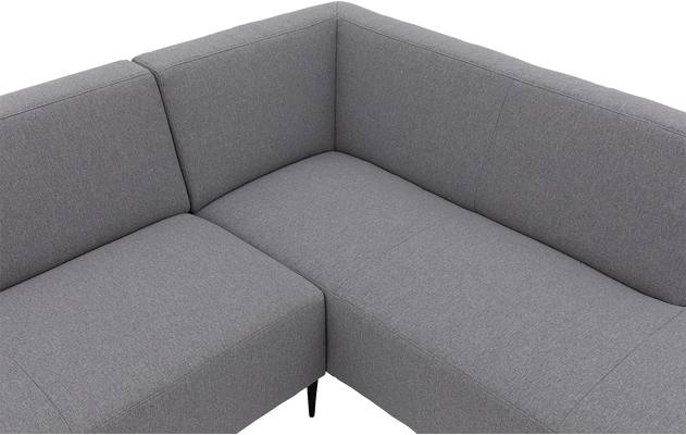 Goossens hoekbank key west grijs stof - 8227626-04-gespiegeld