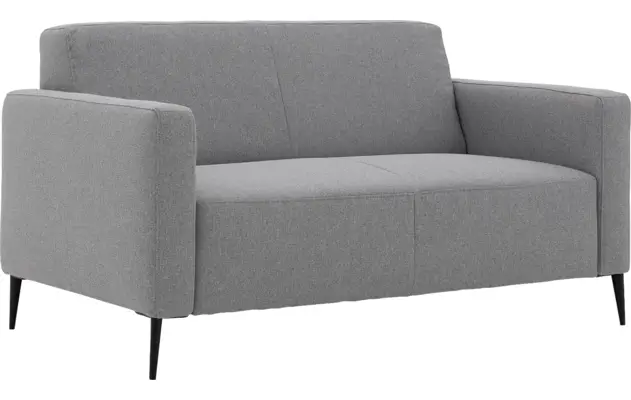 Goossens zitbank key west grijs stof - 8227628-02-gespiegeld