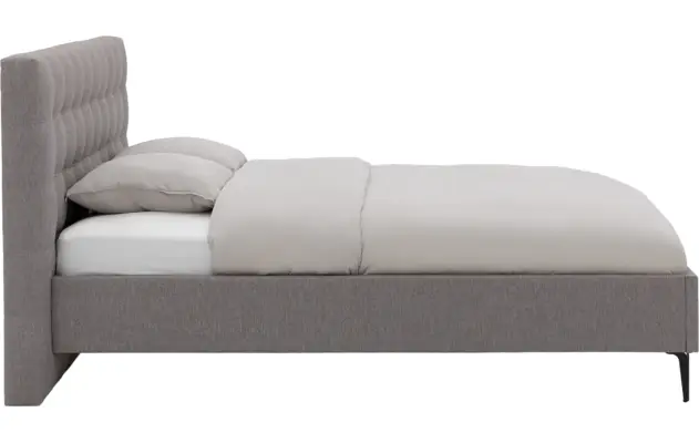 Goossens bedframe royal grijs stof - 8227954-03