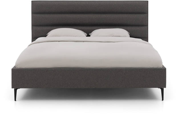 Goossens bedframe elite grijs stof - 8227955-02