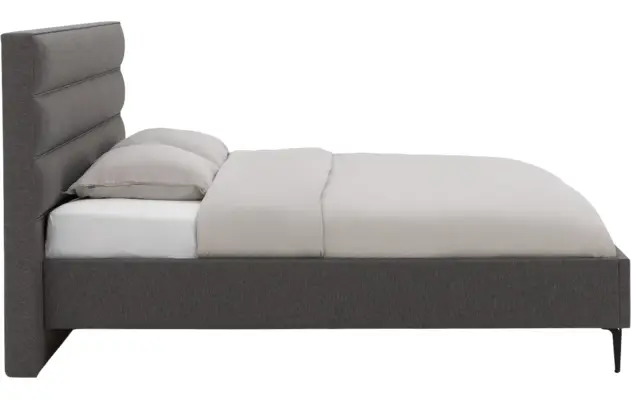 Goossens bedframe elite grijs stof - 8227955-03