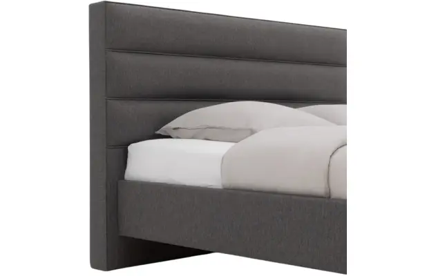 Goossens bedframe elite grijs stof - 8227955-04